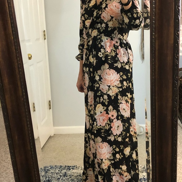 Sage the Label Floral Romper Maxi Dress NWT Medium - Picture 11 of 16